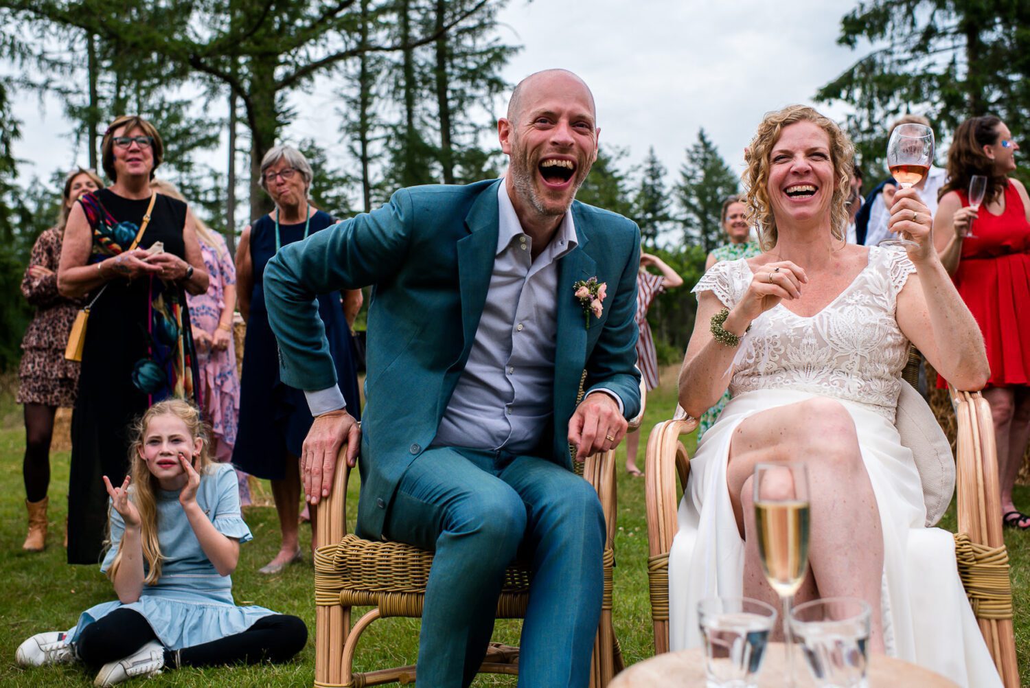 Festival wedding op de veluwe